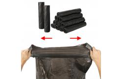 China Compactor 55Gallon Recyclable Trash Bags Super Big Black Plastic Bags supplier