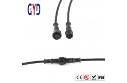 China Mini 2 3 Pin Waterproof Data Connector Pvc Male And Female Plug supplier