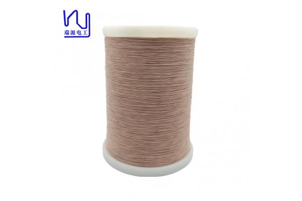 High Quality 0.08 Strands Litz Wire Served With Nylon / Polyester / Natural Silk