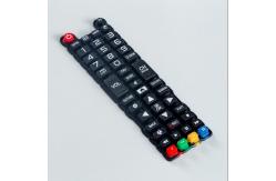 China Silkscreen Printing Silicone Rubber Remote Control Buttons supplier