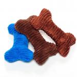 Simulated Bone Plush Toy Non Toxic Material For Teeth Cleaning 8 Inch