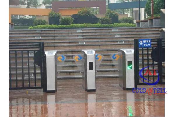 Automatic Entrance Speed Flap Security Turnstile Barrier Gate For Natatorium