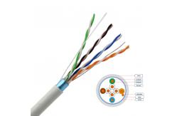 China FTP UTP SFTP Cat5e Network Cable , 305m CU CCA Lan Cable supplier