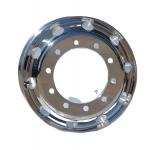22.5x9 PCD 335mm Forged Aluminum Heavy Duty Truck Wheels ET152 26.7kg for Long Distance Hauling for sale