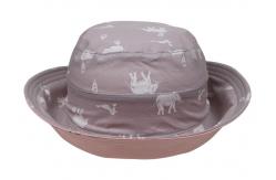 China Customized Printing Pink Sun Block Sunshade Adult Female Bucket Hat supplier