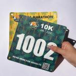 Custom Bib Numbers Tyvek Paper For Race Biking Competition Marathon Identification Number Bibs for sale
