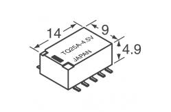 China TQ2SA-3V Programmable IC Chips Low Profile Surface Mount Relay Latest Electronic Devices supplier