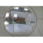 CE EN14960 Three Rooms Glamping Tent , Inflatable Bubble Lodge Tent With Metal Tunnel