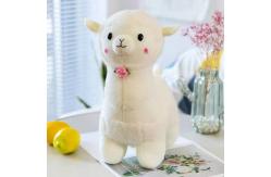 China 40cm Plush Alpaca Stuffed Toy With Polypropylene Cotton Filling supplier