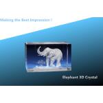 ELEPHANT 3D CRYSTAL RECTANGLE/BEVELED CUBE/TRIPLE BEVELED CUBE/LARGE RECTANGLE BEVELED/TOP for sale