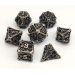 Hand Painted Bulk Metal Polyhedral Dice Lightweight Multipurpose for sale