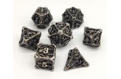 China Hand Painted Bulk Metal Polyhedral Dice Lightweight Multipurpose supplier