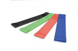 China Mini Yoga Exercise Bands 12in Fitness Resistance Loop Band Black Eco Friendly supplier