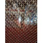 Metal Ring Decorative Wire Mesh For Cabinets , Chain Link Mesh Type for sale