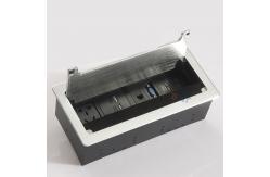 China High Quality Hidden In Desek brush table socket box for computer table supplier