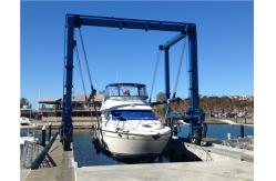 China Customized 10m Span Boat Lift Crane With Belt supplier