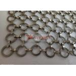 Architectural S Hook Metal Ring Mesh Curtain For Interior Partition for sale