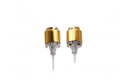 China Aluminum Fea15 Crimpless Gold Sanitizer  Perfume Spray Pump supplier