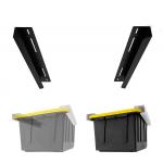Standard Overhead Garage Storage Rack with Zinc Plating and Adjustable Width Brackets for sale