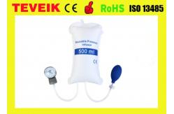 China 500ml Medical Blood Pressure Cuff Manual Pressure Infusion Bag With Pressure Indicator supplier