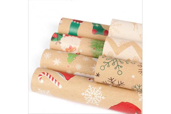 80gsm Christmas Style Gift Wrap Paper Sheets 50cm*70cm Many New Designs