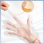 Biodegradable Sanitary Disposable Polyethylene Gloves Powder Free for sale