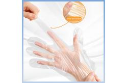 China Hygiene Disposable PE Gloves Acids Resistance For Food Processing supplier