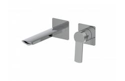 China 2 Hole Single Lever Mixer Tap Flush Mounted For Wash Bowls supplier