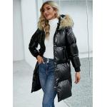 GZDMFS Womens Long Puffer Coat Zipper Parka Down Jacket for sale