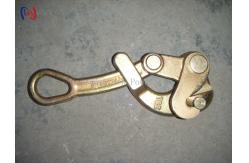 China Single Cam Wire Cable Clamp Earth Wire Gripper Tool For Steel Strand supplier