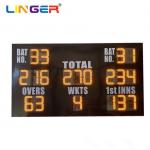 Outdoor LED Cricket Scoreboard Customized Logo DC12V AC240V for sale