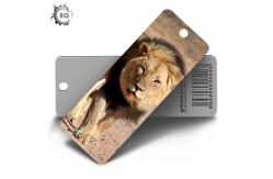 China Custom 0.6 mm PET 3D Lenticular Bookmark With Two Sides CMYK Printing supplier