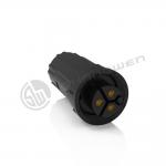 Mini IP67 Waterproof Connector Electrical 3 Pin Female Plug Connector for sale