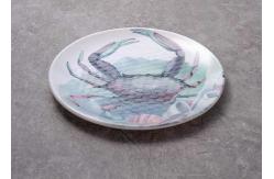 China Cadmium Free White 100% A5 Melamine Dinnerware Plates supplier