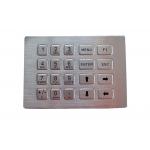 Matrix Interface Stainless Steel Numeric Keypad Industrial Mini Keypad For Kiosk for sale