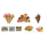 Commercial Automatic Ice Cream Cone Machine Customized