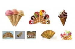 China Commercial Automatic Ice Cream Cone Machine Customized supplier