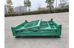 China Customized Load Capacity Steel Stillage Cage With Latch Lock For Warehouse supplier
