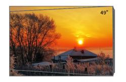 China 200W SCCP 55 1920*1080 LCD Video Wall Display Narrow Edge supplier