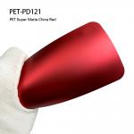 PET-PD121 PET Matte China Red Color Changing Wrap Film for Car for sale