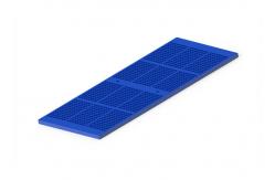 China Self Cleaning Modular Polyurethane Screen Mesh For Gabbor Aggregate 1000X300MM supplier