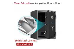 China Yingbo Mechanical Lock Fireproof Safe Box Cement Material Fire Rating 2 Hours supplier
