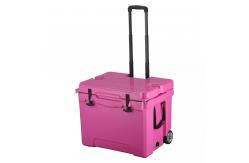 China Custom Portable Insulated Ice Cooler Box Rotomold Cooler Chest Fish Bin supplier