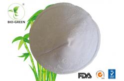 China Gentle Soft Bamboo Training Pads , 3 Layer Bamboo Waterproof Breast Pads supplier