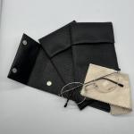 Metal Pouch Fortable eyeglass Customized Logo Soft Sunglasses Case for sale
