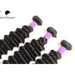 Deep Wave Unprocessed Brazilian Human Hair Weft Full End Without Split
