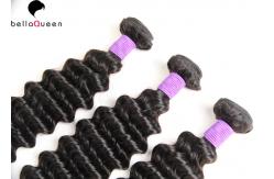 China Deep Wave Unprocessed Brazilian Human Hair Weft Full End Without Split supplier