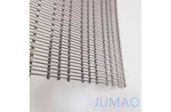 China Al Alloy Architectural Woven Mesh Metal Wire Mesh Facade Cladding supplier