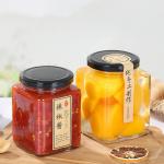 Transparent Glass Jam Jar Sealed Cans Lids With A Plastisol Liner Customized