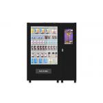 Customize Glass Bottle Drink Snack Vending Machine With Large Touch Screen for sale